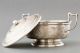 Persian Iranian Vartan Chased Silver Vintage Covered Dish Bowl With Handles Middle East photo 4