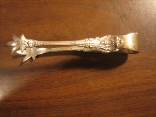 Wallace Sir Christopher Sterling Silver Small Sugar Tongs photo