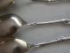 6 Reed And Barton Harlequin Floral Pattern Sterling Goldwashed Spoons 100.  3g Reed & Barton photo 4