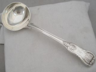 Lovely Quality Chawner Kings Pattern 1836 William Iv Silver Sauce Ladle 101g photo