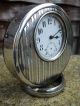 Solid Silver Antique Clock - Hallmarked Birmingham 1913. Other photo 4