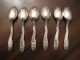 Gorham Decor Sterling Silver Demitasse Spoons (6) Gorham, Whiting photo 1