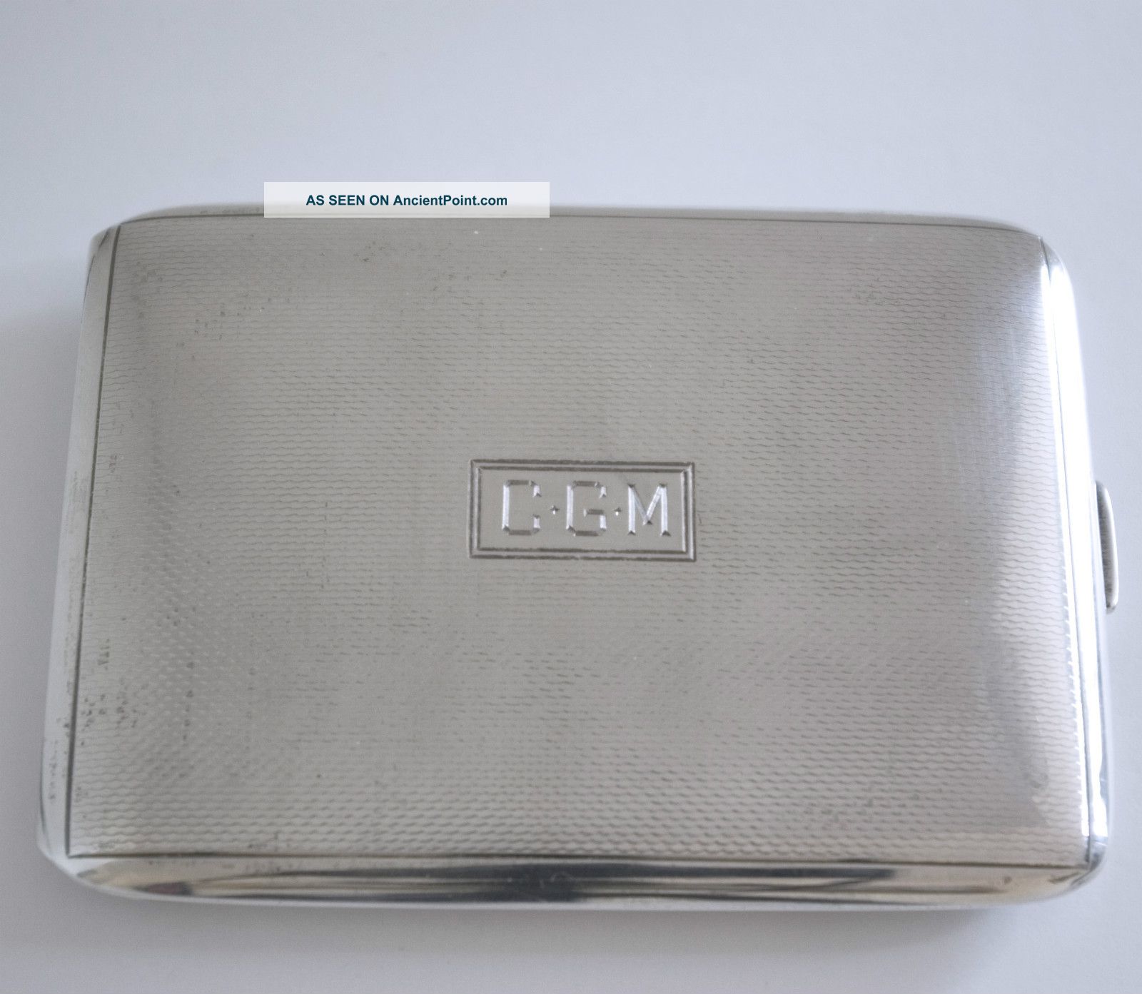 H.  R.  Morss & Co.  Sterling Silver Cigarette Case,  C.  1930 Cigarette & Vesta Cases photo