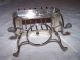 Antique Asprey & Co Silver Plate Toast Rack With Burner Splendid Other photo 5