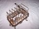Antique Asprey & Co Silver Plate Toast Rack With Burner Splendid Other photo 6
