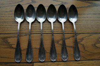 Set Of 6 Sterling Silver Spoon Agruna Ribera Jose A. photo