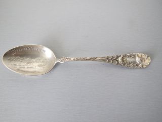 Sterling Silver Stanford University Old Souvenir Spoon photo