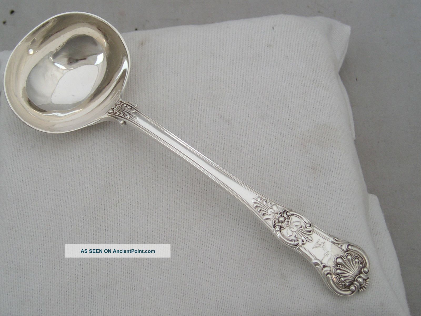 Lovely Quality Johnson Queens Pattern 1831 William Iv Silver Sauce Ladle 93g Other photo