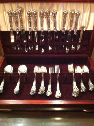 Gorham Chantilly Sterling Flatware,  11 Complete Sets Plus Extras photo
