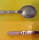 Georg Jensen Antique Silver Jam Spoon Cactus Pattern Post 1932 Other photo 1