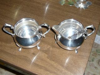 F.  B.  Rogers Silver Co.  Sterling Sugar And Creamer Set photo