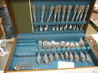 Wallace Grand Baroque Sterling Silver Set photo