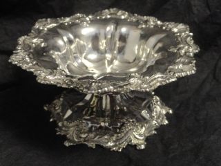 Antique Russian Silver 84 Footed Bowl By Karl Seipel,  Circa 1846 photo