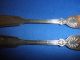 Antique 2 Piece Tiffany & Co.  Sterling Butter Knives Monogramed S Ca.  1905 Tiffany photo 1