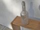 Art Deco Sterling Silver Overlay Decanter Glass Wine Bottle Bottles, Decanters & Flasks photo 5