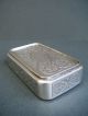 Impressive Antique 19thc Solid Silver 800 Bohemian Prague Table Snuff Box 1867 Boxes photo 5