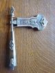 Judaica Silver Noisemaker - Grogger - With Amethyst And Lapis - Rare Russia photo 2