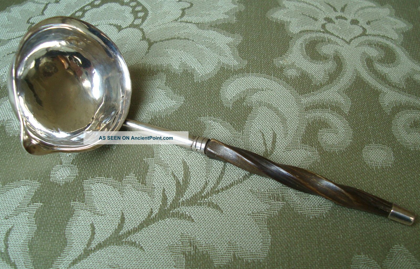 Small Antique Solid Silver Georgian 18thc Toddy Ladle Ladles photo
