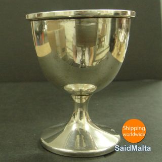 Miniature Goblet Chalice 925 Sterling Silver photo