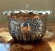 English Sterling Silver Ruffled Rim Bonbon Dish Cup James Dixon 1889 Sheffield Dishes & Coasters photo 1