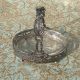 Antique Or Vintage Small German.  800 Silver & Glass Candy Basket ♅ Silver Alloys (.800-.899) photo 1