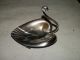 Antique Sterling Silver Tiffany & Co Figural Swan Bowl Dish M Mark Swimming Swan Bowls photo 2