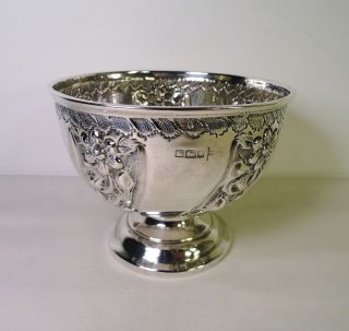Antique W&h English Sheffield 1905 Sterling Silver Small Vase Chalice Bowl 134g photo