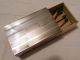 Antique Sterling Silver Personal Match Box Holder With Matches Other photo 1