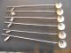 Sterling Sakai Silver Smiths Mint Julep Ice Cream Spoons Straws Box Other photo 3