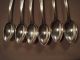 1915 Whiting Oriana Sterling Silver 6 Teaspoons 5 1/4 