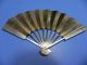 Exquisite Hand Chased Signed Japanese Sterling Silver Ohgi Fan Japan Miniatures photo 9