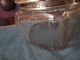 Antique William B.  Kerr Glass Vanity Powder Jar Hair Tidy Sterling Silver Top Other photo 8