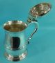 Magnificent Georgian Sterling Silver Tankard Coat Of Arms W & R Peaston 1762 Cups & Goblets photo 8