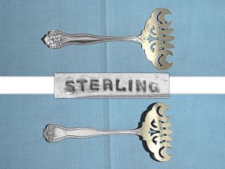 Fessenden Sterling Silver Sardine Serving Fork Avon No Mono photo