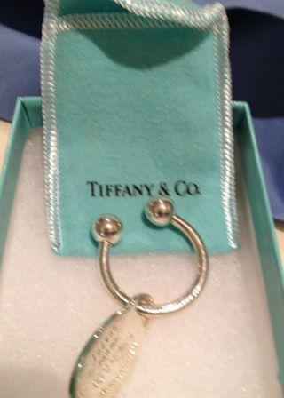 Classic Tiffany And Co.  Key Ring Sterling Silver Mint photo
