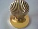 Tiffany Sterling Silver Pair Of Shell Name/place Card Holders - Gold Wash Other photo 2