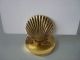Tiffany Sterling Silver Pair Of Shell Name/place Card Holders - Gold Wash Other photo 3