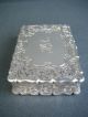 Weighty Victorian Antique Solid Silver Sterling 925 Table Snuff Box,  B’ham 1860 Boxes photo 2
