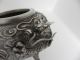 Spectacular Signed Japanese Solid Silver Dragon Shishi Koro Censor Bowl 33.  9 Oz Asia photo 8