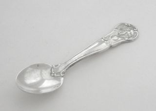 Minnesota Sterling Silver Salt Spoon photo