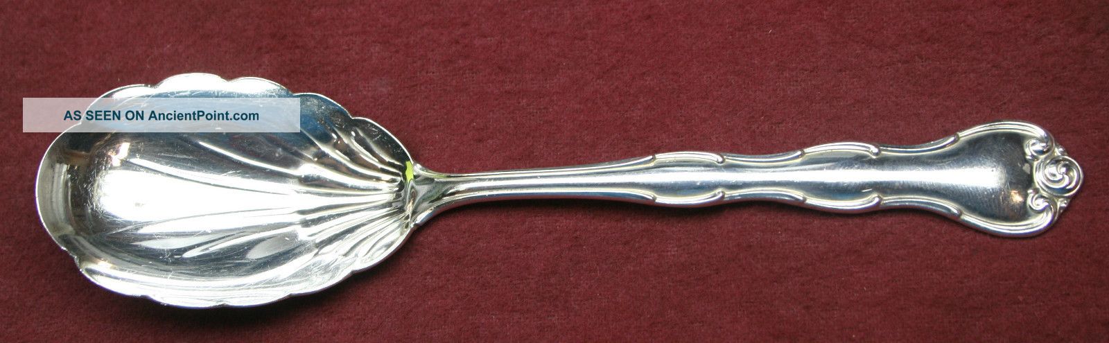 Gorham Sterling Sugar Shell Spoon Rondo Pattern 30.  5grams Gorham, Whiting photo