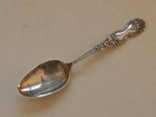 Sterling Shepard Half Moon 1609/hendrick Hudson 1909 Souvenir Spoon photo