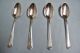 4 Louvre Dubarry Teaspoons - Classic 1914 Wallace Quality - Clean & Table Ready Other photo 2