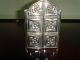 A 925 Silver Altarpiece Icon Virgin Hand Painted Peruvian Sterling Pitchers & Jugs photo 2