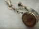 A Rare Early Solid Silver Horn Compas Fob Pocket Watches/ Chains/ Fobs photo 4