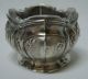 Classic French 950 Sterling Silver & Crystal Open Salt Cellar Dish 1880 - 1910 Salt Cellars photo 3