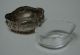 Classic French 950 Sterling Silver & Crystal Open Salt Cellar Dish 1880 - 1910 Salt Cellars photo 6
