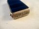 Rare Antique Civil War Era Sterling Silver Double Shade Blue Glass Matchsafe Cigarette & Vesta Cases photo 6