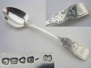 Victorian Silver Table Spoon - London 1870 Henry Holland photo