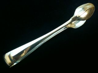 Antique Solid Silver Sugar Tongs Sheffield 1927 Ref470/5 photo